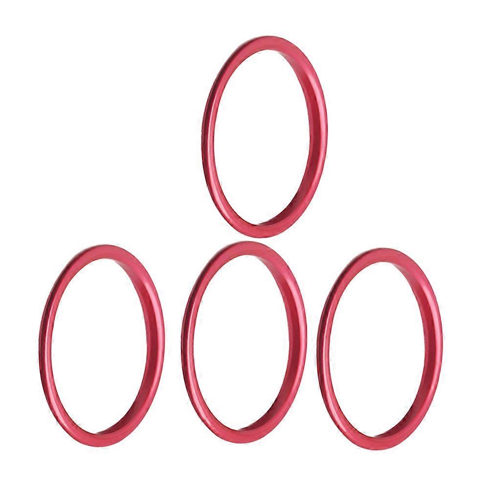 Air Conditioning Trim Rings Round Bright Design for Interior Car 4Pcs