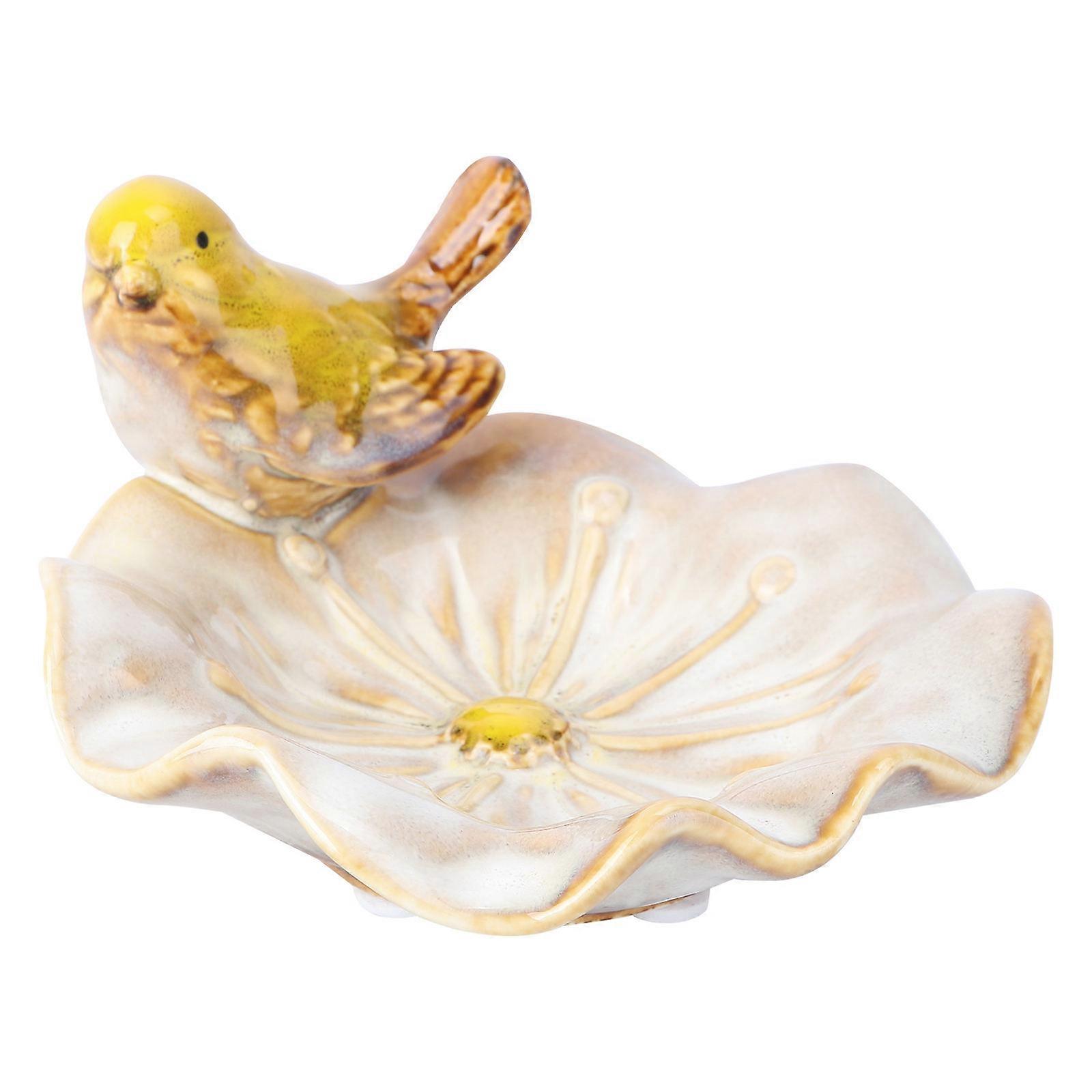 Decorative Ceramic Soap Dish Home Use 13x11cm 1Pc
