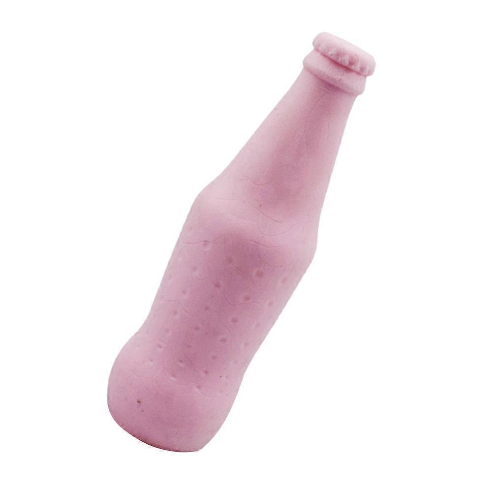Bottle Shaped Dog Toy for Chewing and Playing Ideal for Home Decor Made of TPR Safe for