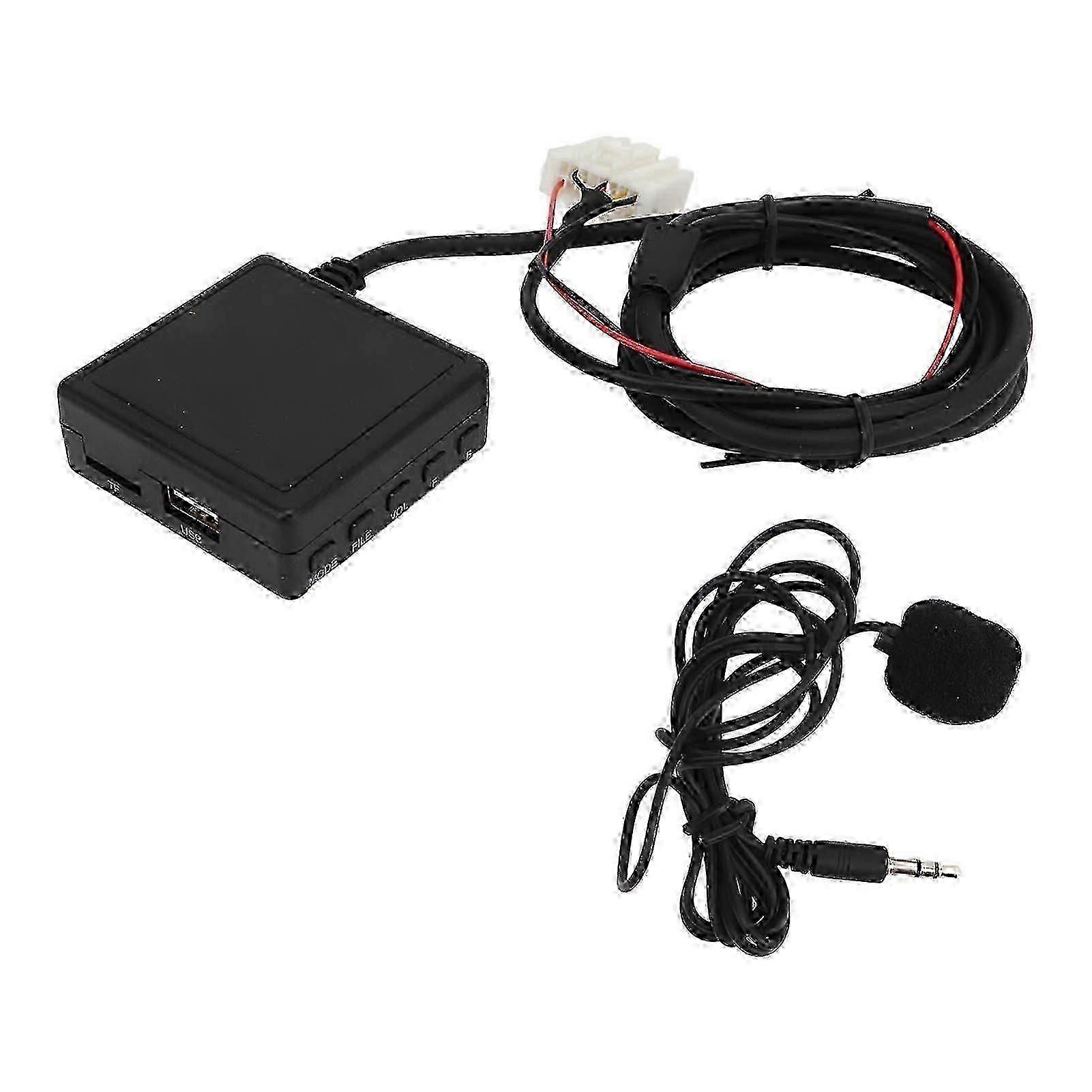 Bluetooth Aux Adapter for Mazda 3/6 - Wireless Hands-Free Car Kit with Noise Reduction Technology