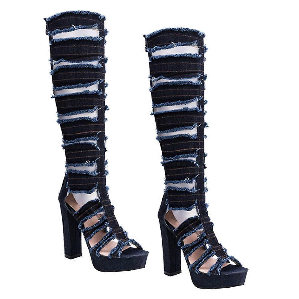 Ladies High Knee Boots With Breathable Function Non-Slip Outsole Suitable For Travel 1 Pair