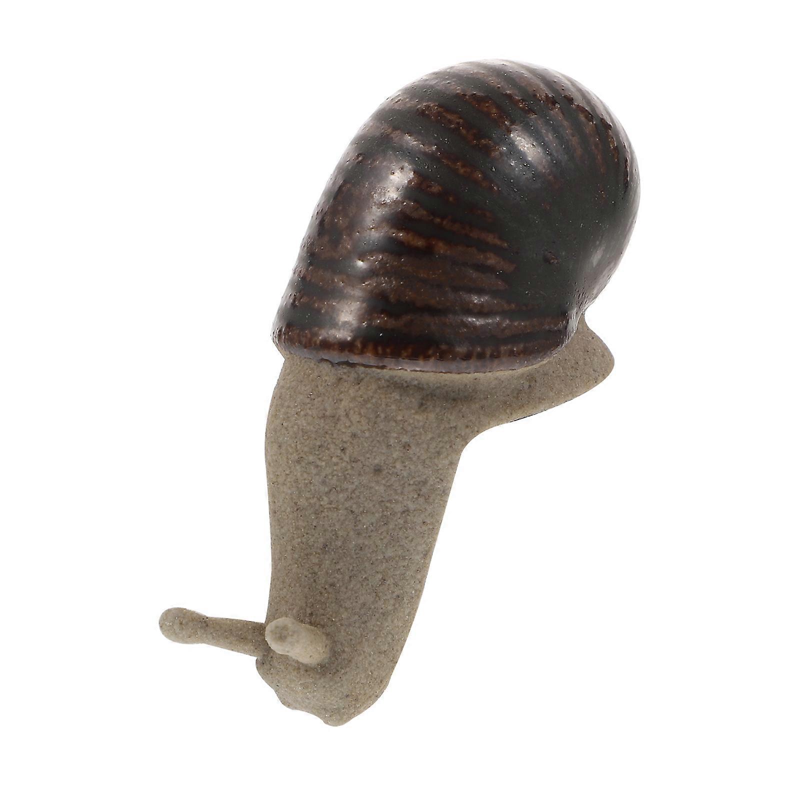 Fish Tank Ornament 1Pcs Multi Color Ceramic Snail for Versatile Use Decoration