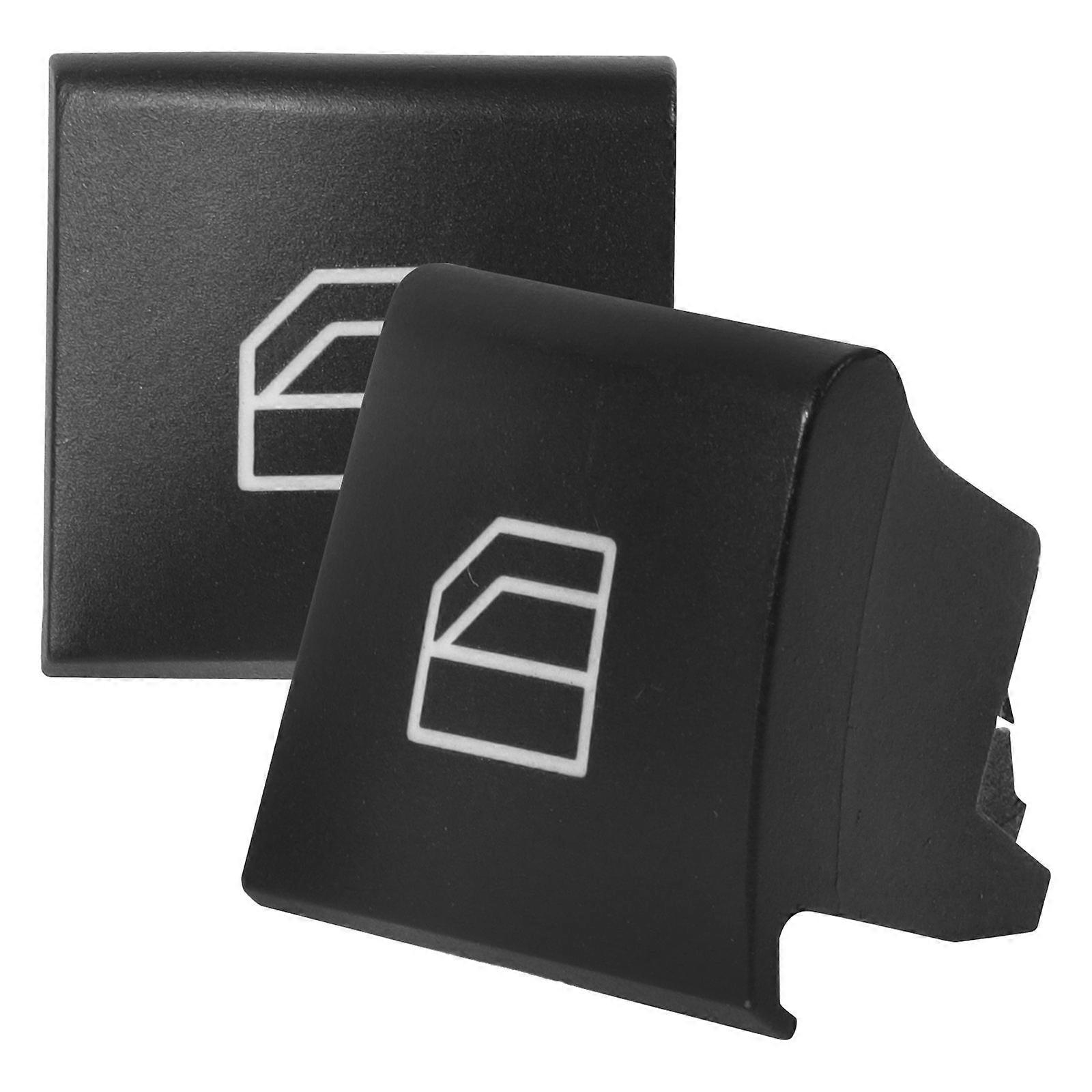 Window Glass Lift Switch Button Cover for Car Use 2Pcs Compatible with Gle500