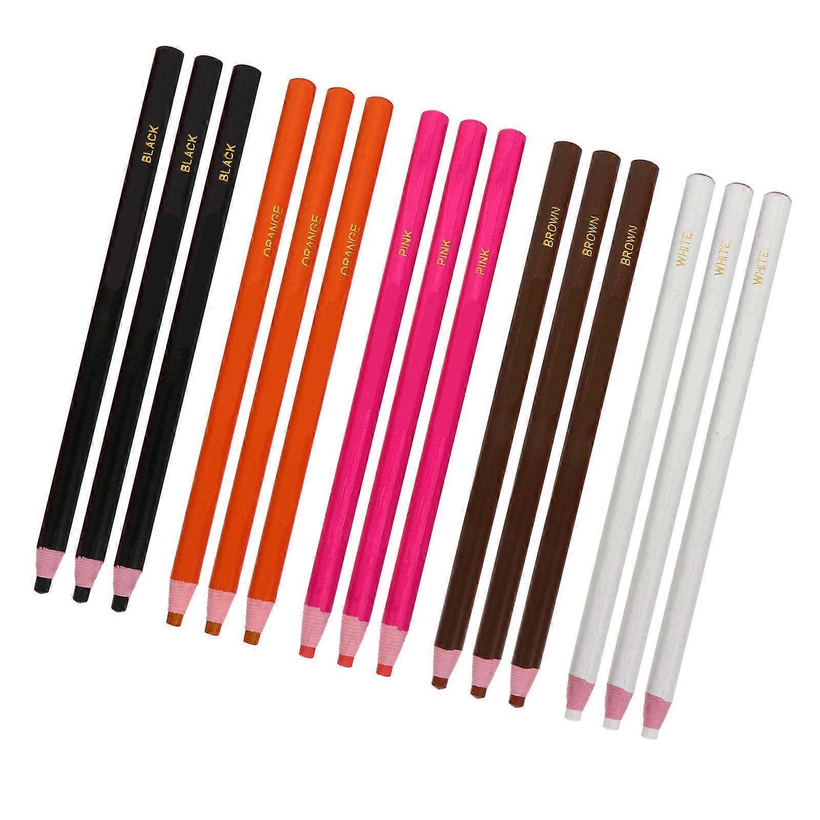 Creative Crayons Block for Marking on Various Surfaces Assorted Color No Sharpening Needed 15 Pieces