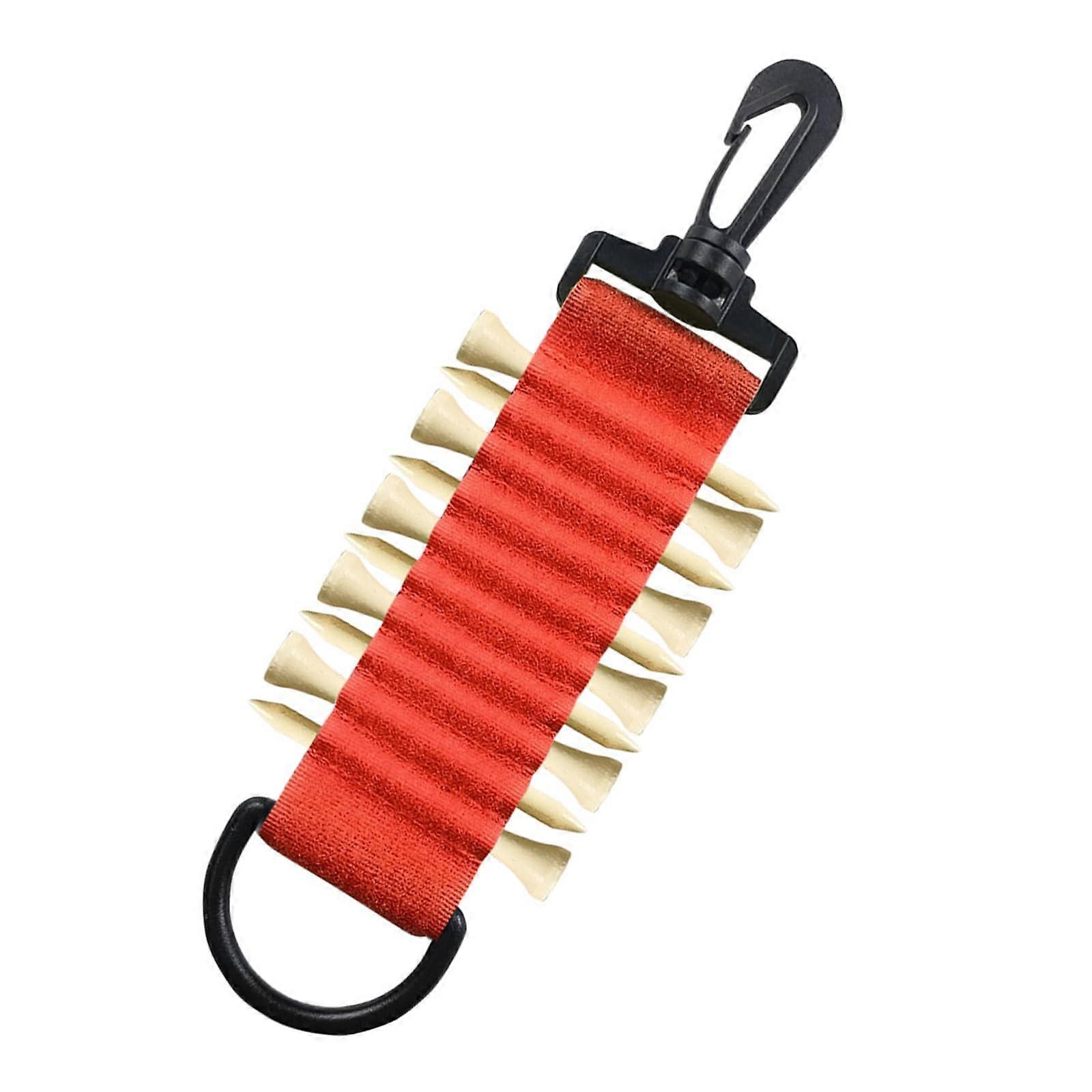 Tees With Keychain Hook For Golf Gloves, Self-Adhesive T-Shirts, Holds Up To 10 T-Shirts, Durable Material