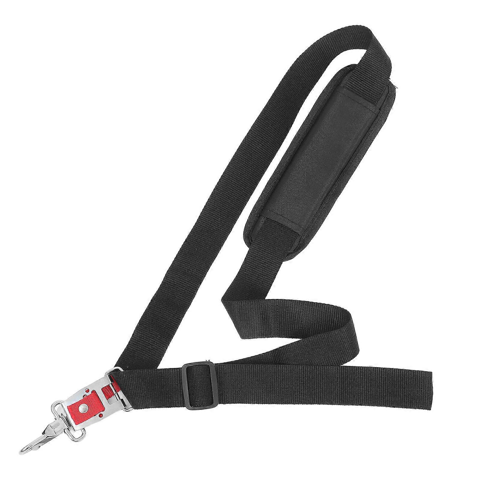 Black Lawn Trimmer Carrying Belt Adjustable Single Shoulder Strap