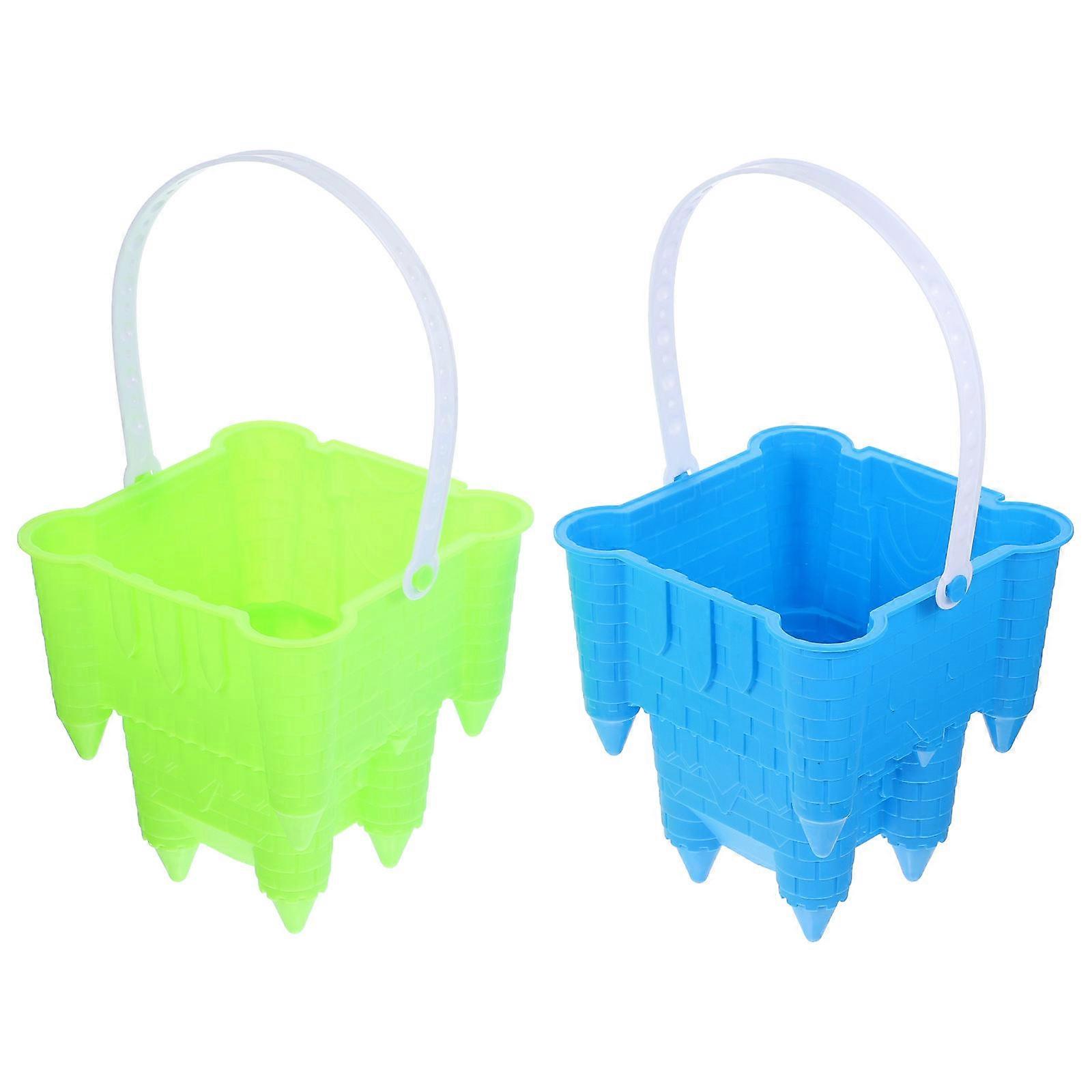 Assorted Color Snow Model Outdoor Sand Toy Set for Children Made of Durable ABS Material 2 Pieces