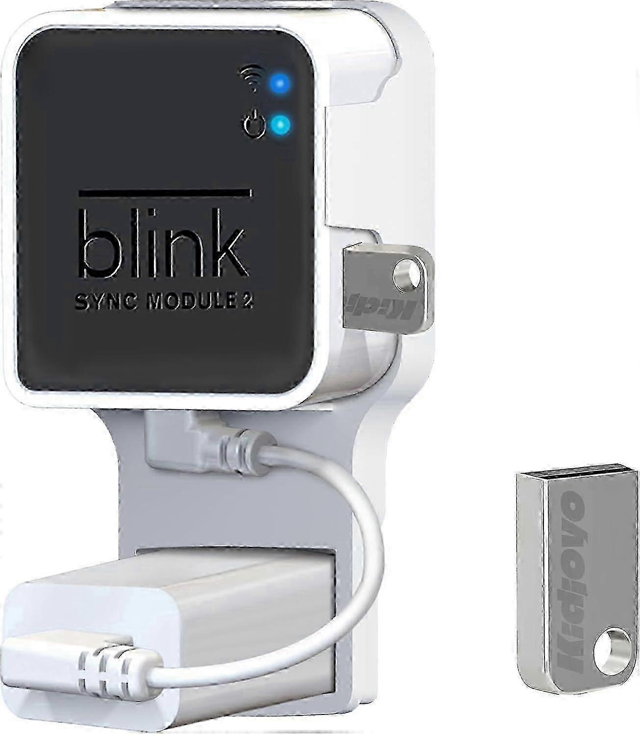 2025 Τελευταίο μοντέλο 256GB USB Flash Drive & Wall Mount για Blink Sync Module 2