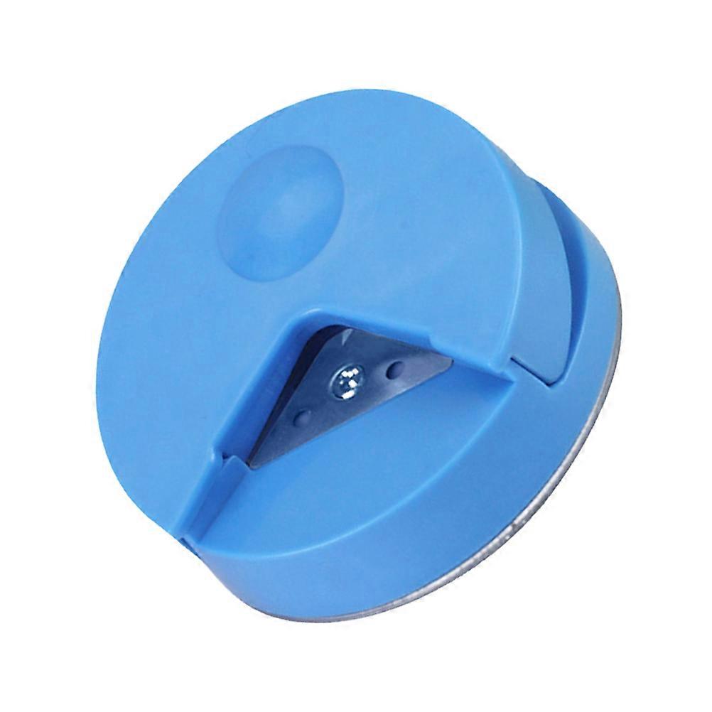 Blue Plastic Paper Trimmer Corner Rounder Punch for Convenient Cutting with Neat Rounded Edges 3.5 x 7.5 Inches