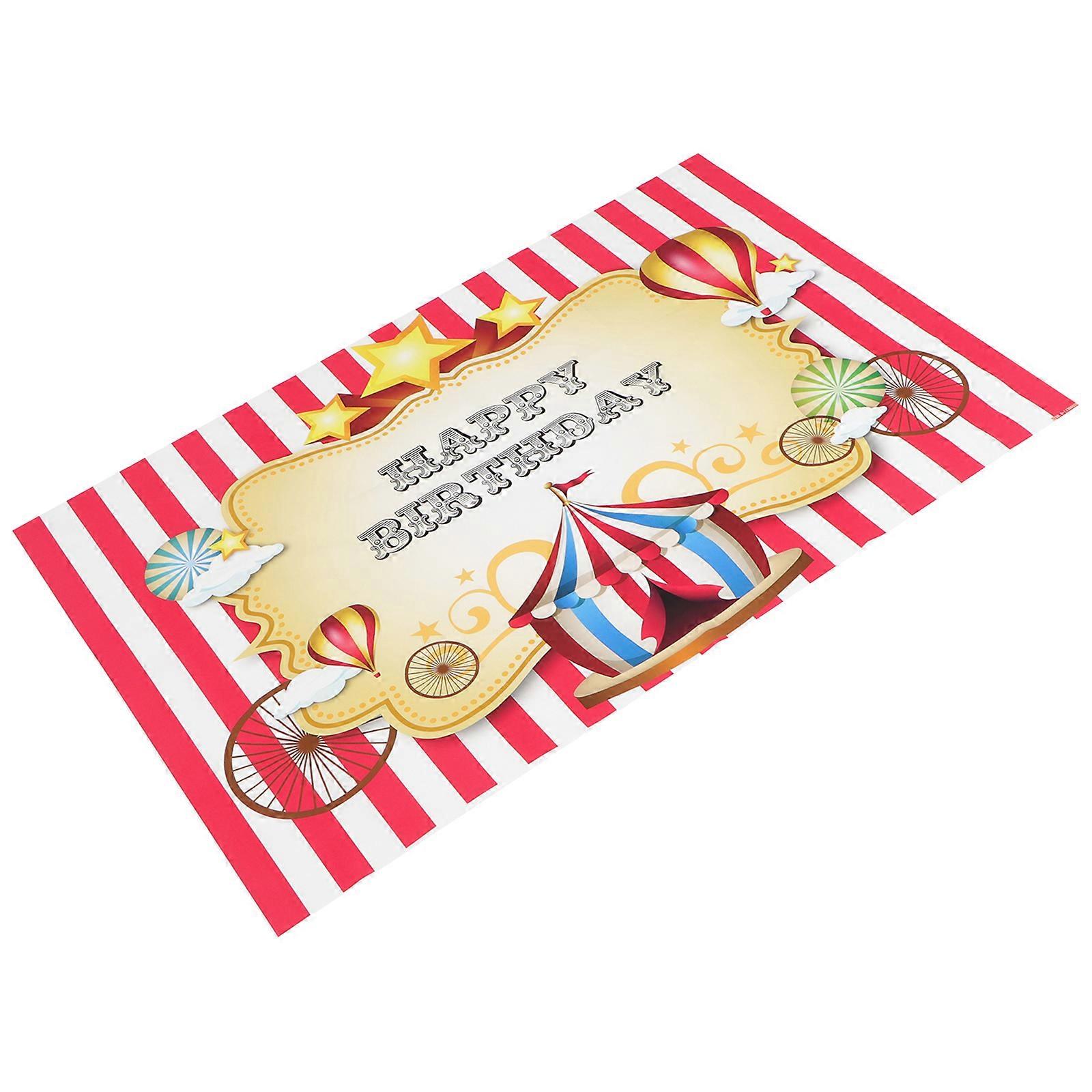 Durable Carnival Photography Backdrop Cloth for Parties, Photo Booths, Events Versatile Decorative Background for Carnival Themed Props and