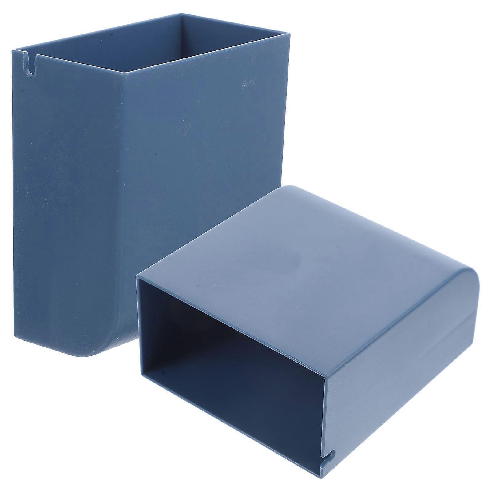 Modern Rectangular Wall Storage Case For Study Room Organization In With Load-bearing Function 2Pcs