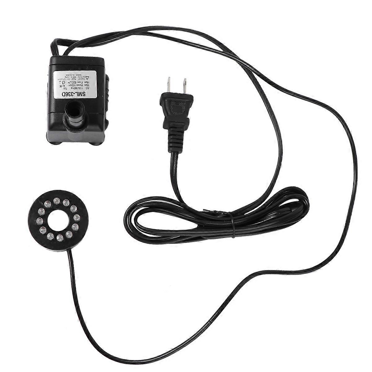 1pc Rockery Bonsai Mist Maker Submersible Water Pump for Fish Tank with Plug