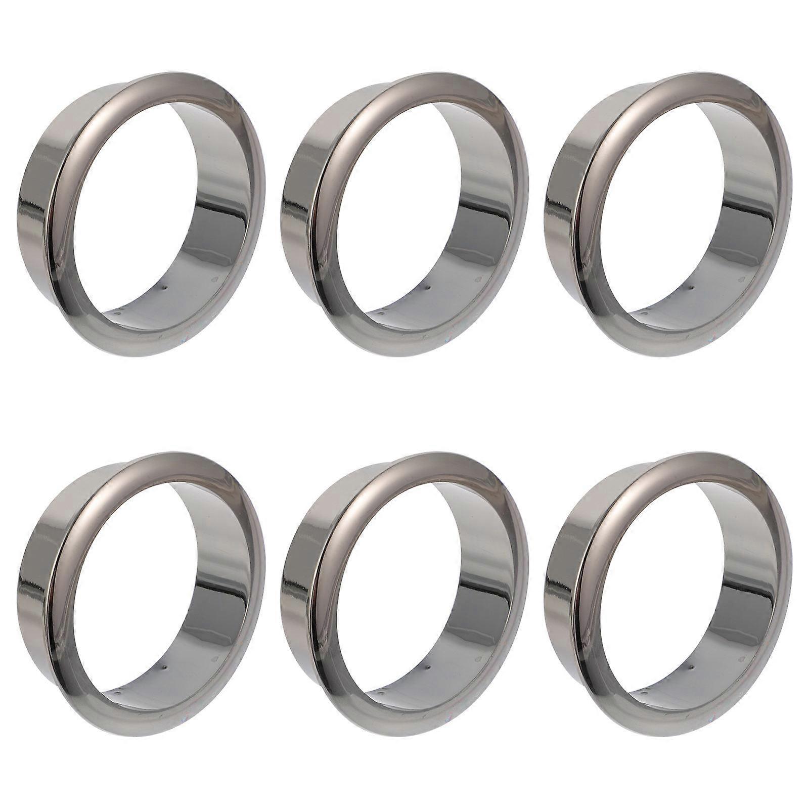 Desk Grommets Wire Hole Cover for Home Use Black Nylon Set of 6 Lightweight and Portable
