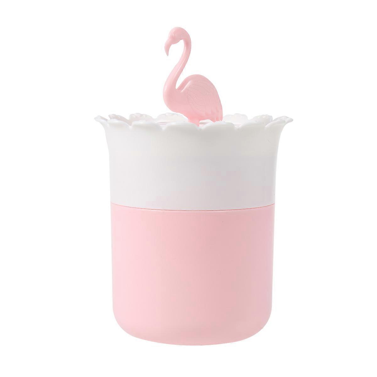 Flamingo Storage Box Cotton Swab Storage Case for 1Pcs with Lid