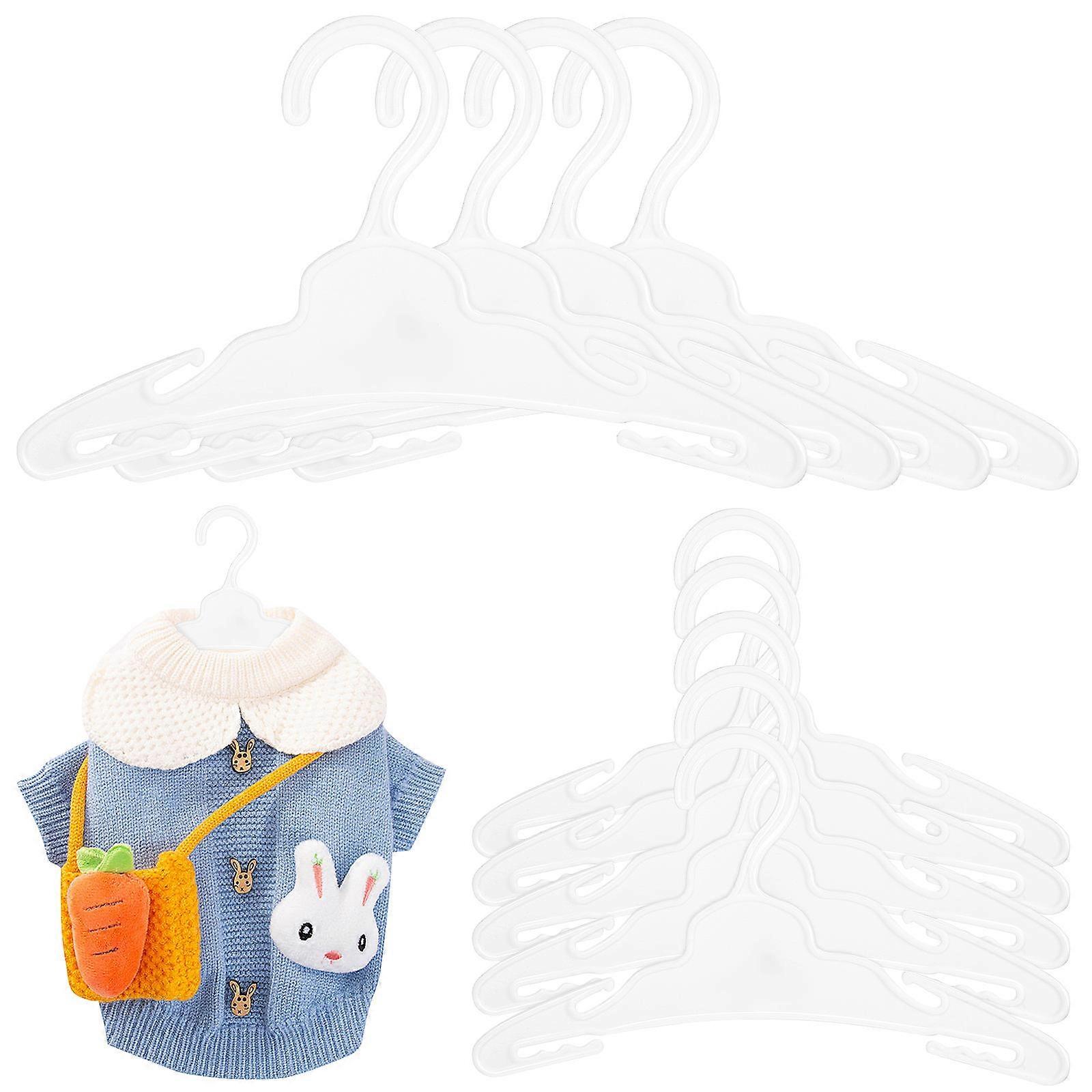 The **12pcs Mini Doll Clothes Hangers Clothing Rack** is a fun and functional accessory set designed for doll lovers, especially those who enjoy