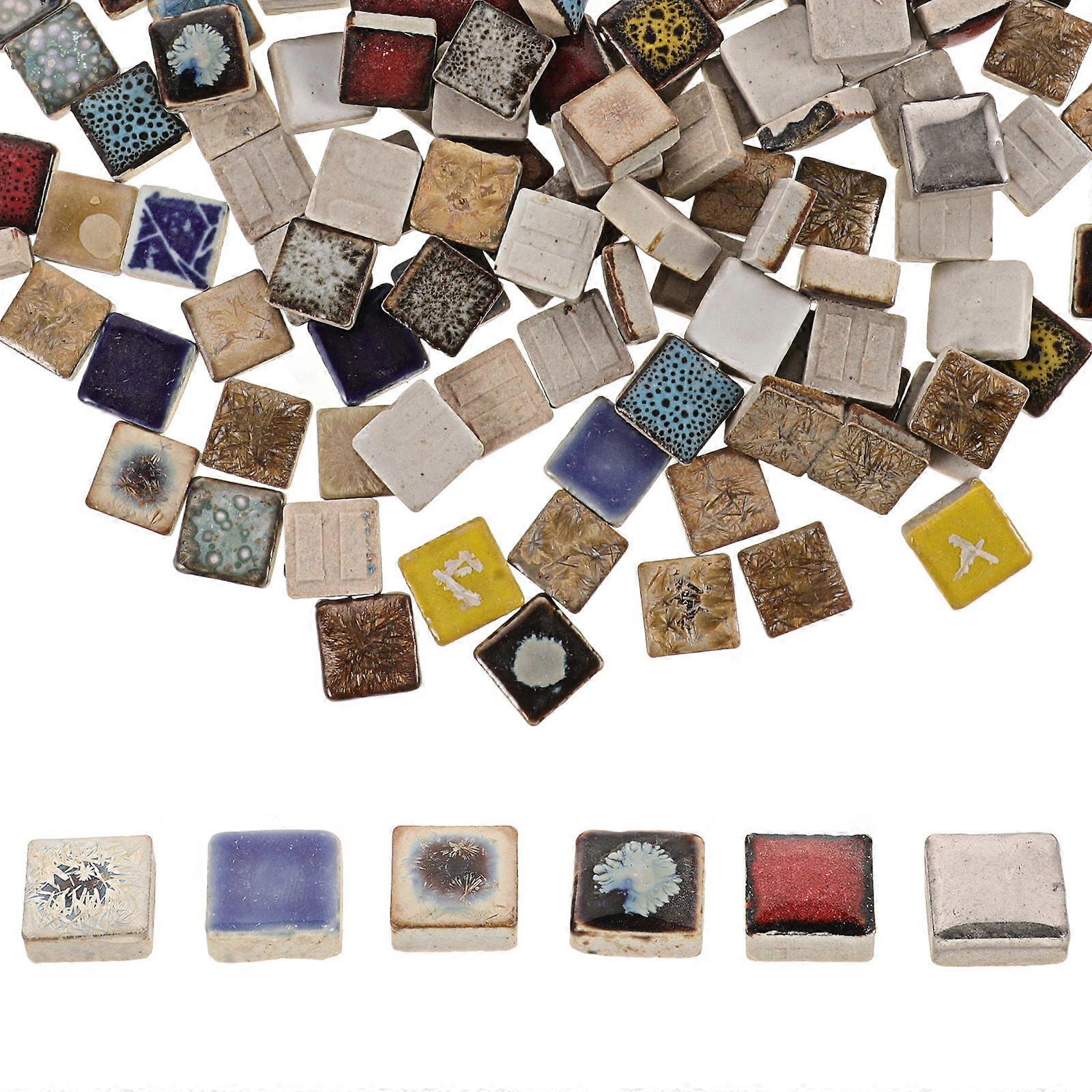 Ceramic Tiles For Mosaics 1 Set Irregular Shapes Home Improvement Material Multi Decorative Effect