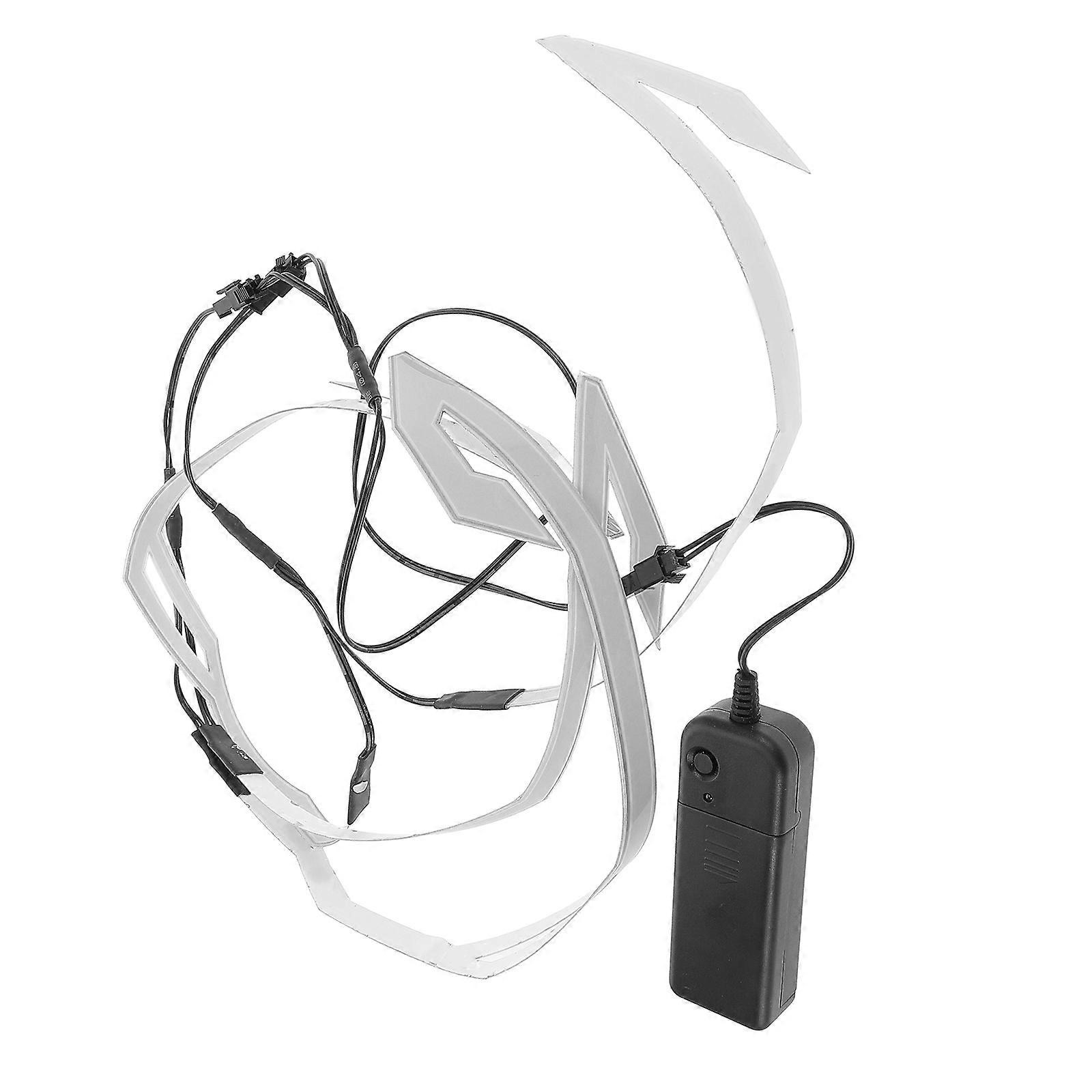 1 Set of Eye Catching LED Motorcycle Light High Visibility Night Lamp Battery Operated Small Light for Modification