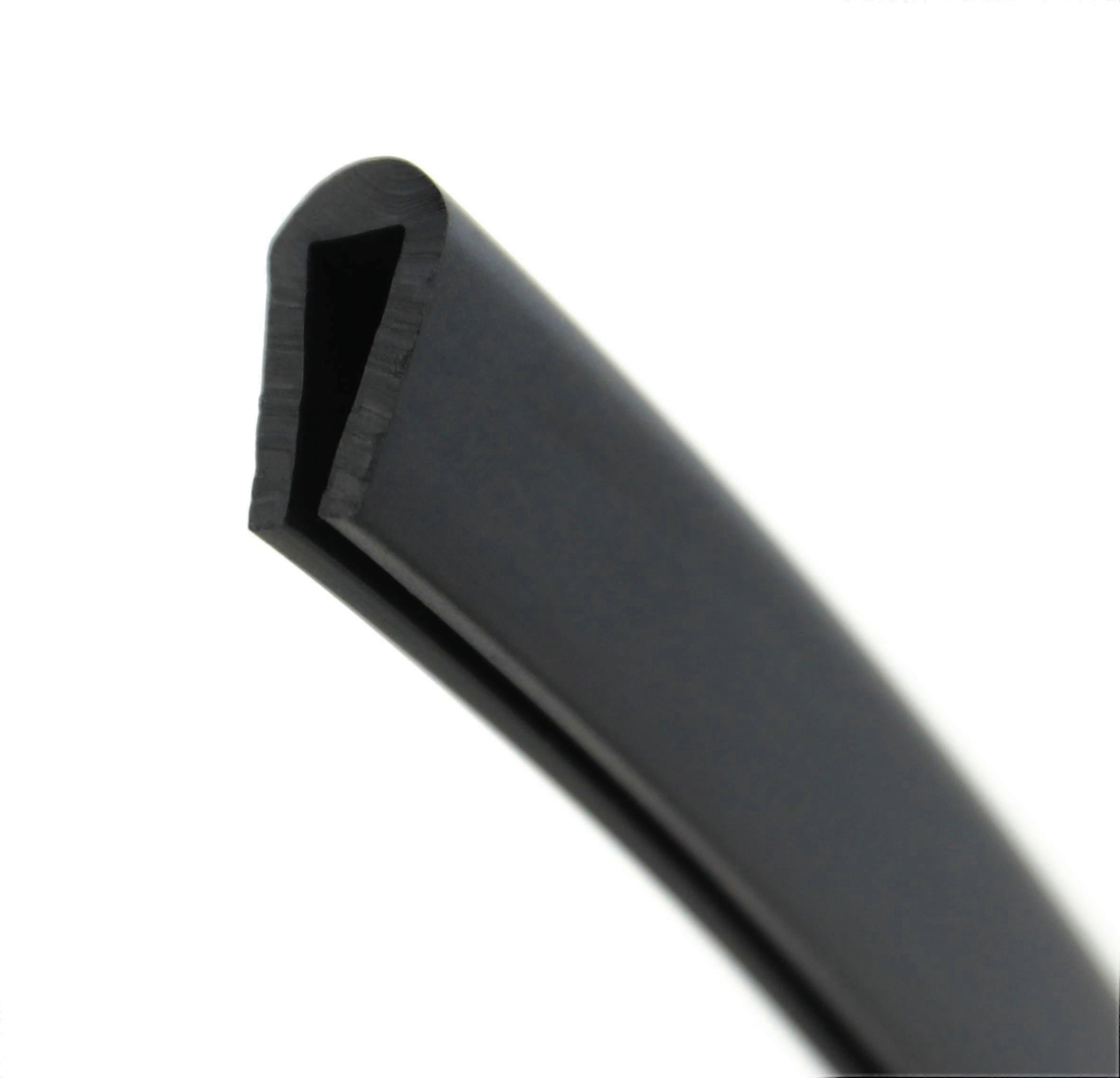 EPDM Edge Protection Profile, Cellular Rubber Frame, 4 mm, For Windows and Sheet Metal