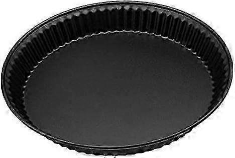 Siyah Paslanmaz Çelik Yapışmaz Derin Kiş ve Pasta Tavası - Mükemmel Pişirme Sonuçları için Karbon Çelik Pizza Tavası