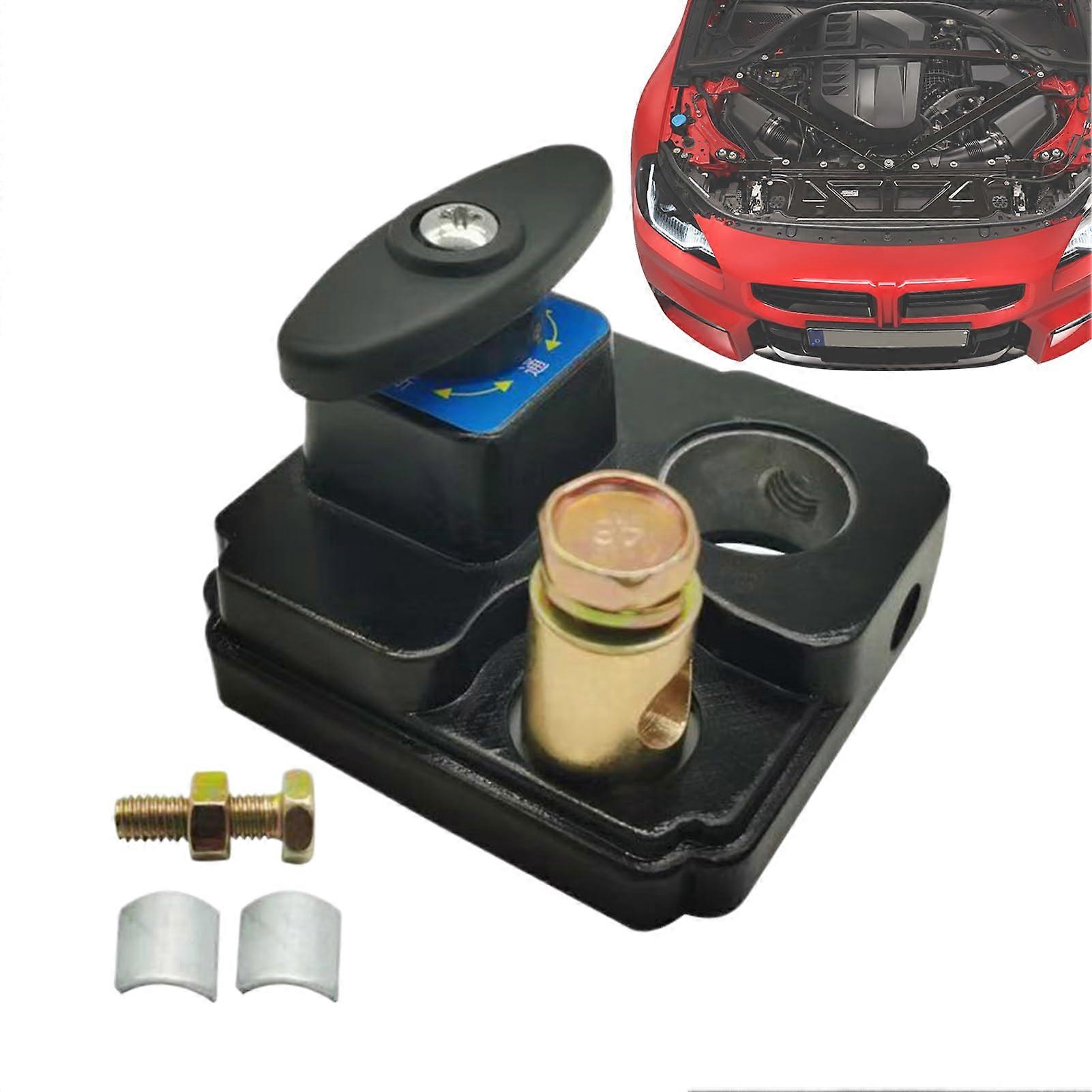 Battery Cut Off Knob, Heavy Duty Waterproof Circuit Disconnector Switch, 2.76 x 2.56 x 2.17 Inches for Car, Boat, Vehicle Power Control