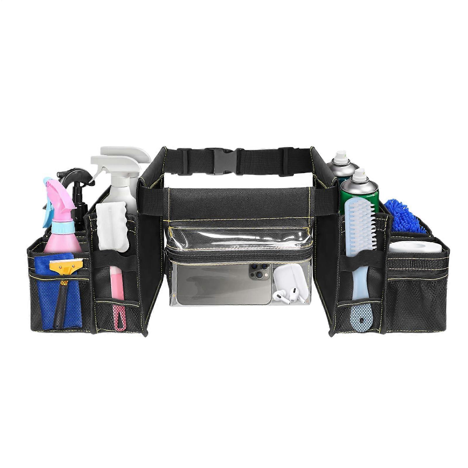 Men's Tool Belt Waterproof Work Apron MultiPocket Adjustable Belt for Household Gardening