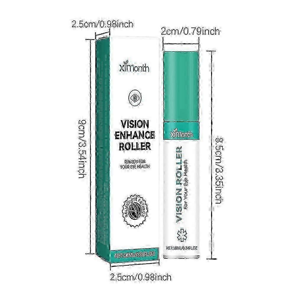 Rouleau pour les yeux pour femmes et hommes, ingrédients naturels, pour améliorer la vision
