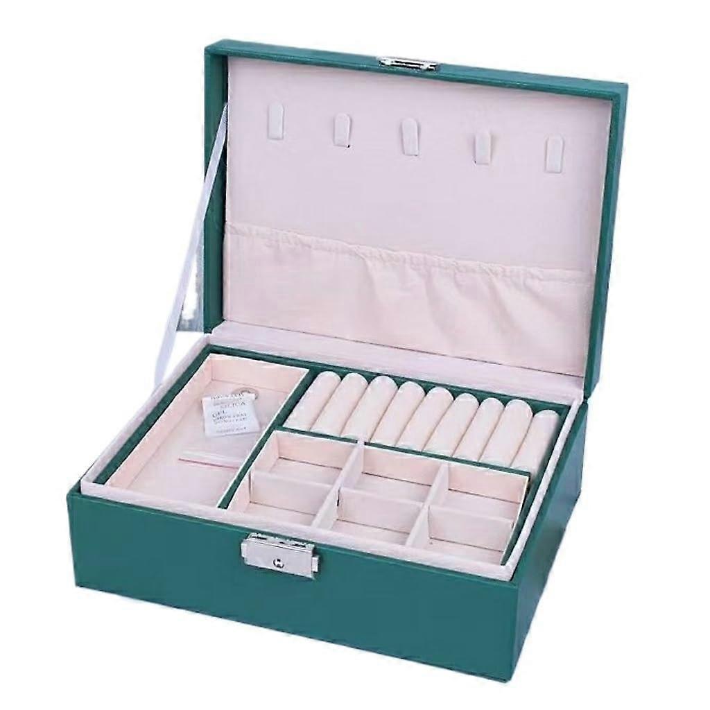 Jewelry Storage Box Two-Layer For Rings And Earrings For Home Use Simple Practical Design