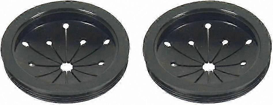 2-Pack Sink Splash Guard Waste Grinders Accessory Set for Black Waste Disposal Systems