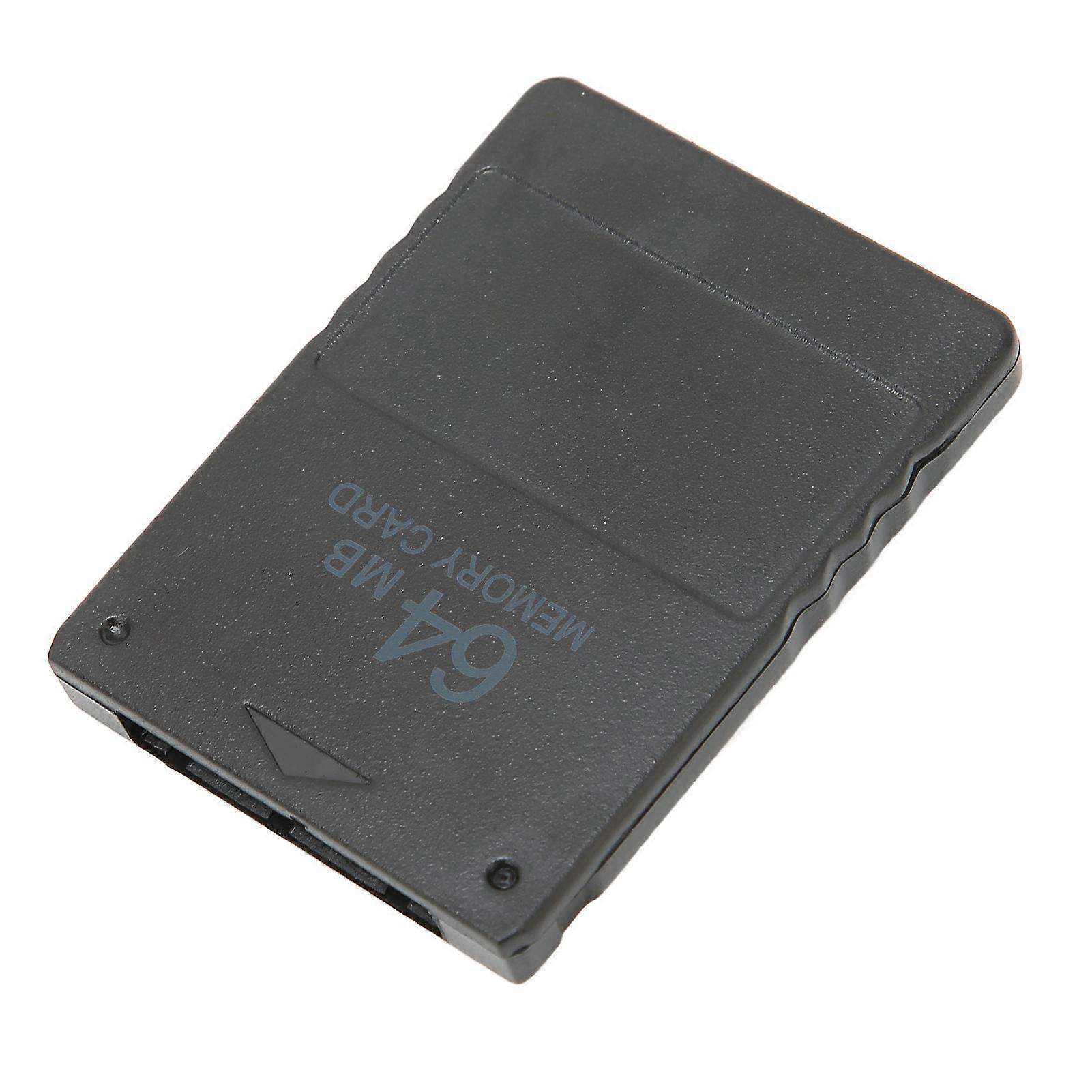 Game Console Memory Card 2 in 1 Plug and Play Stable Memory Card for PS2 Game Console64MB 