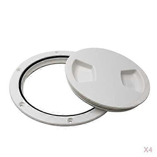 4 X 5 '' Round Inspection Access White Marine Grade Yacht Hatch
