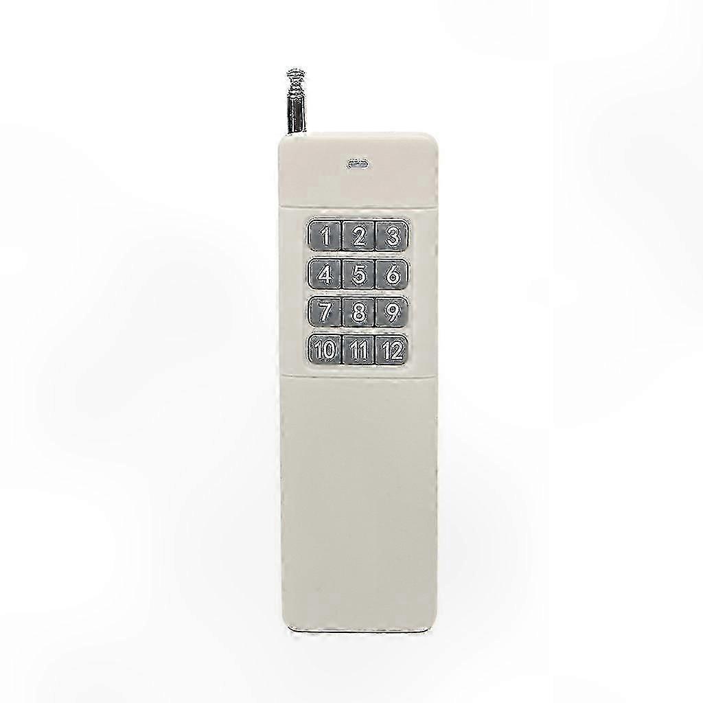 3000m Long Range High Power 1/2/4/6/8/12 Channel RF Remote Control Transmitter 433 MHz