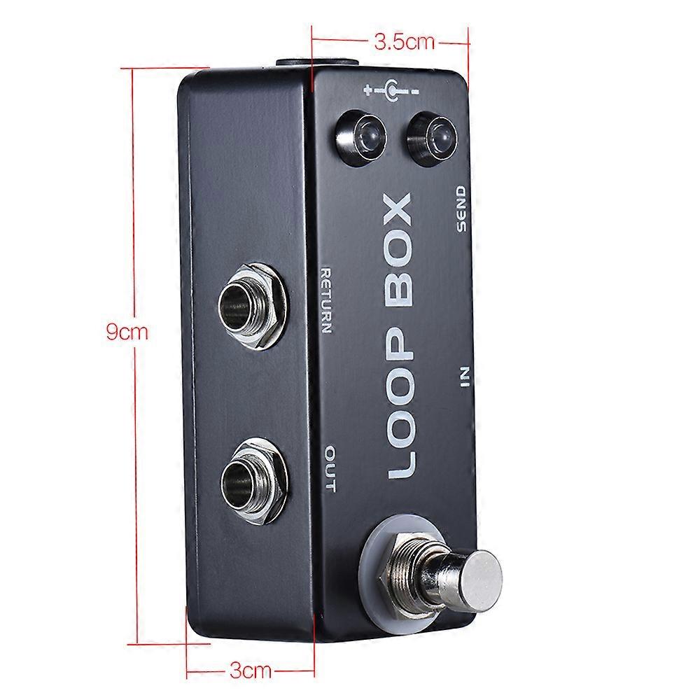 MOSKYo Mini Channel Selection Guitar Effect Pedal Channel Switcher True Bypass Zinc-aluminium Alloy Body