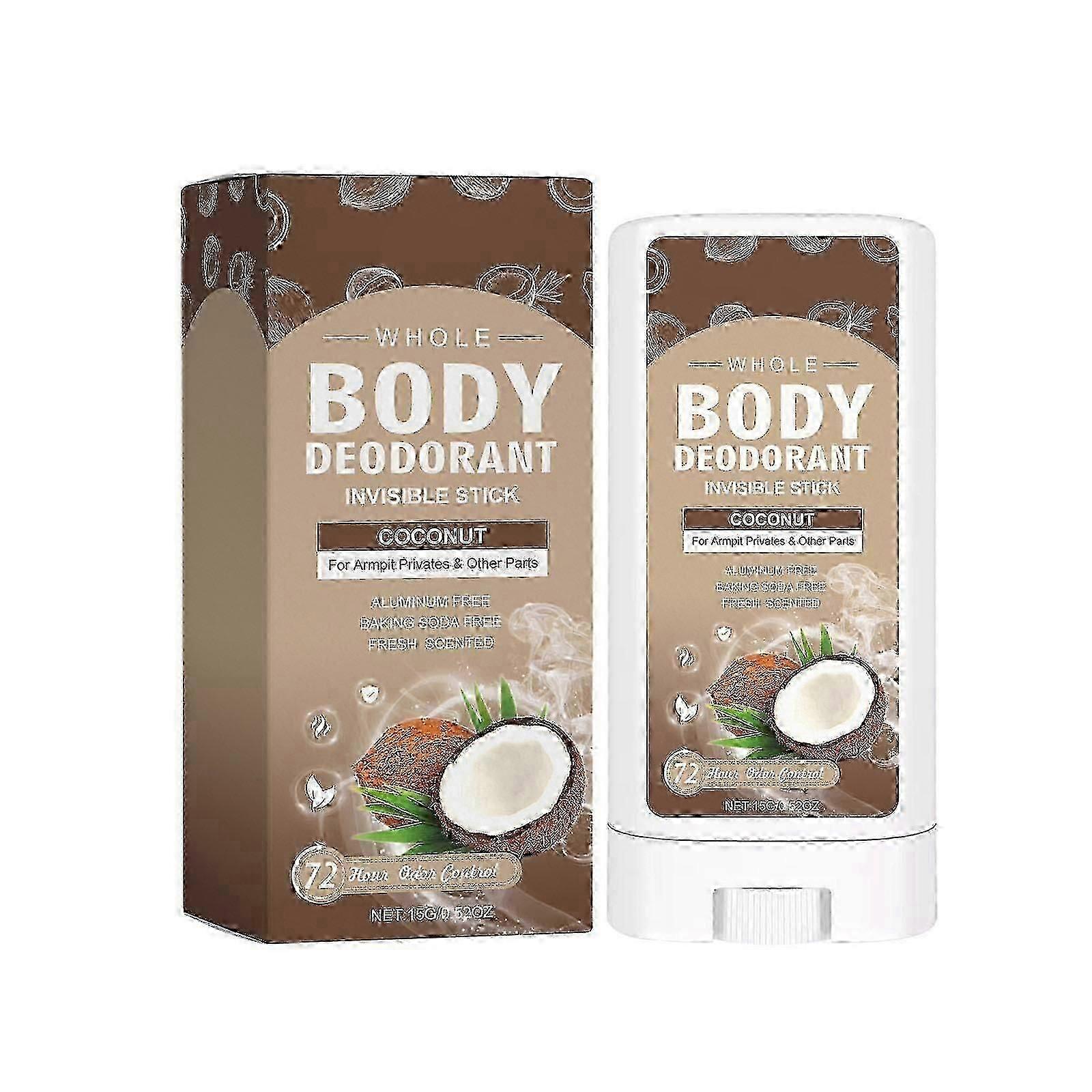 All-Natural Solid Deodorant for Full Body Freshness & Smooth Application