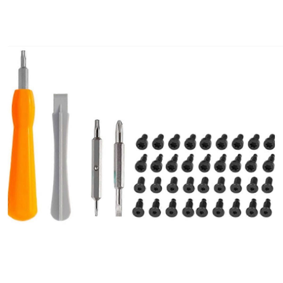 4-piece screwdriver set for eyeglass modeling with 40 screws