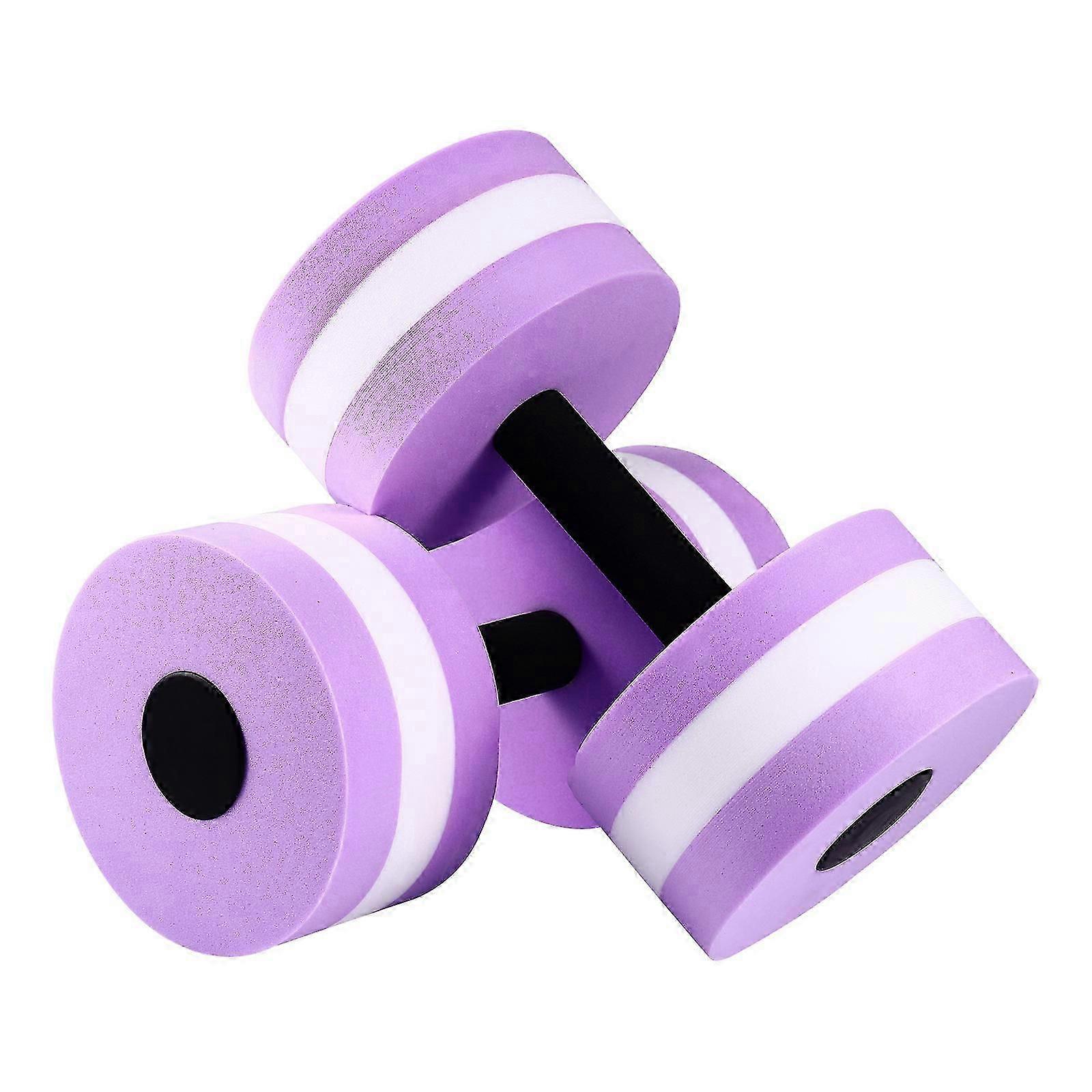 Workout Weights Aquatic Dumbells EVA Foam Back Flexibility 2Pcs