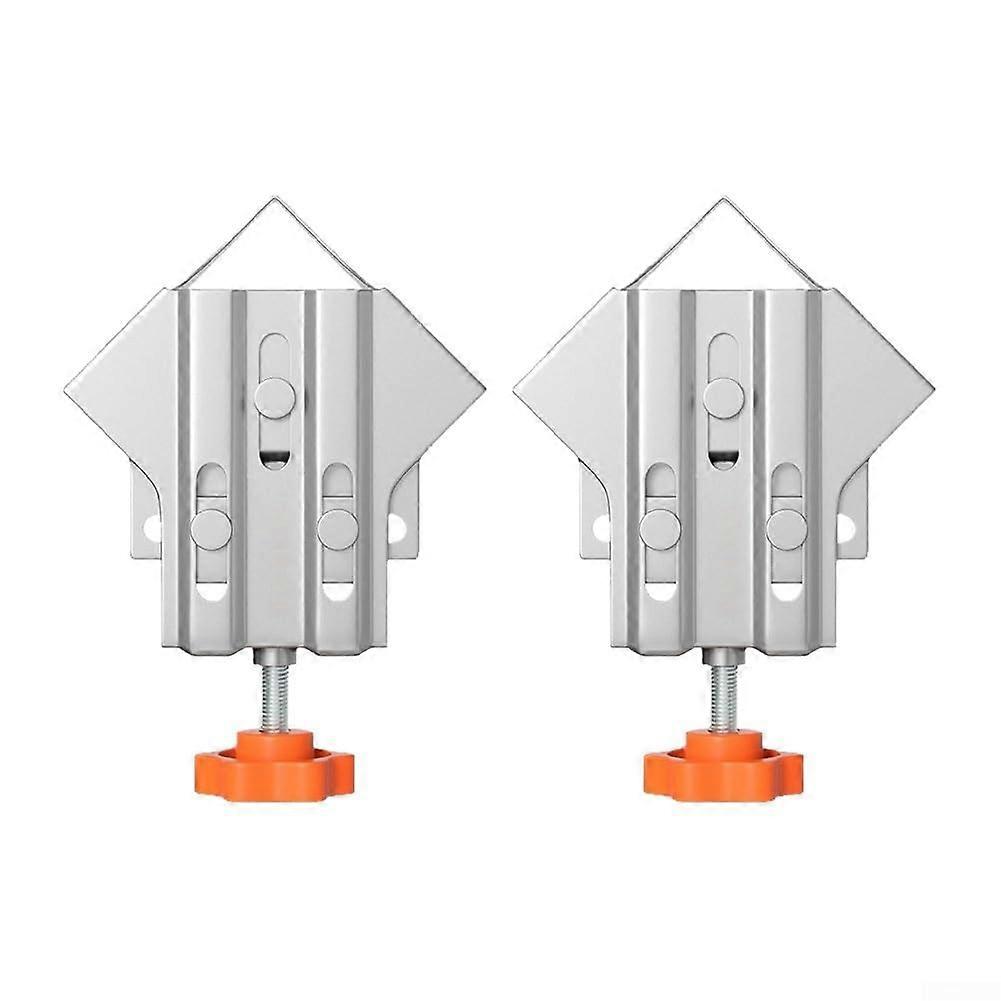 90 Degree Corner Clamps Set of 2 for Precision Woodworking Projects and Right Angle Splicing Tasks (Closed)