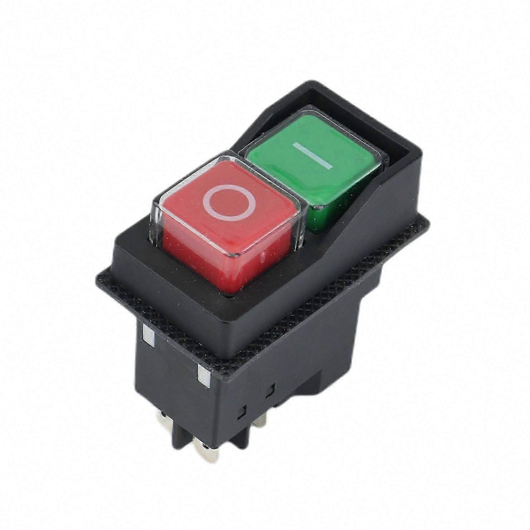 250V 16A Waterproof Magnetic On Off Switch - KLD28 5 Pin Start Stop Switch for Workshop