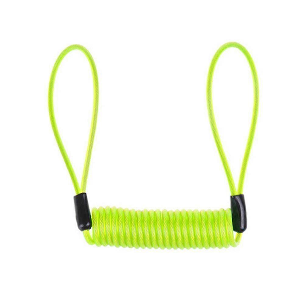 1.2M Motorbike Disc Lock Cable Wire (Bright Yellow)