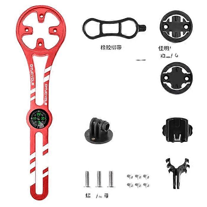 Bicycle speedometer bracket, made of aluminum alloy with a compass, suitable for drop handlebars