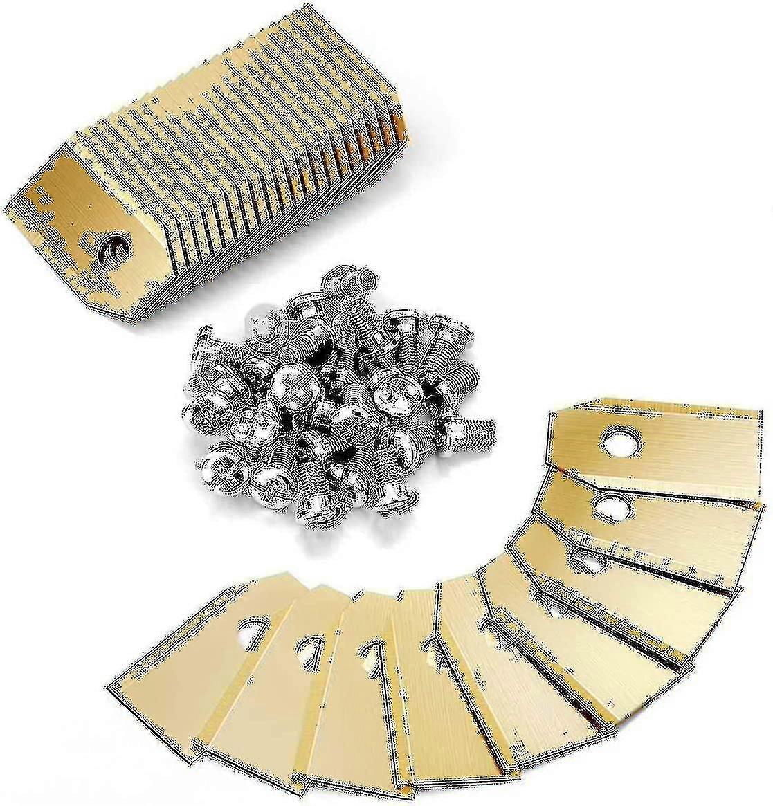 30 Pcs Titanium Knife Blade for Husqvarna Automower, Gardena, Meec