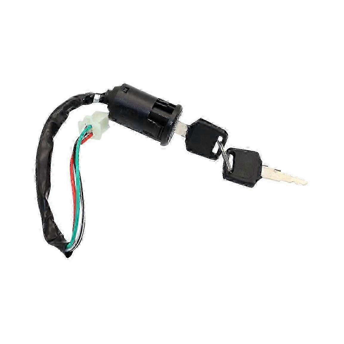 4-Wire Ignition Switch Key for 50cc - 250cc Dirt Bikes & ATVs--Black