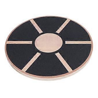 Wooden Balance Plate Round Shaped Yoga Trainer for Adults Enhance Coordination Core Stability and Balance Skills