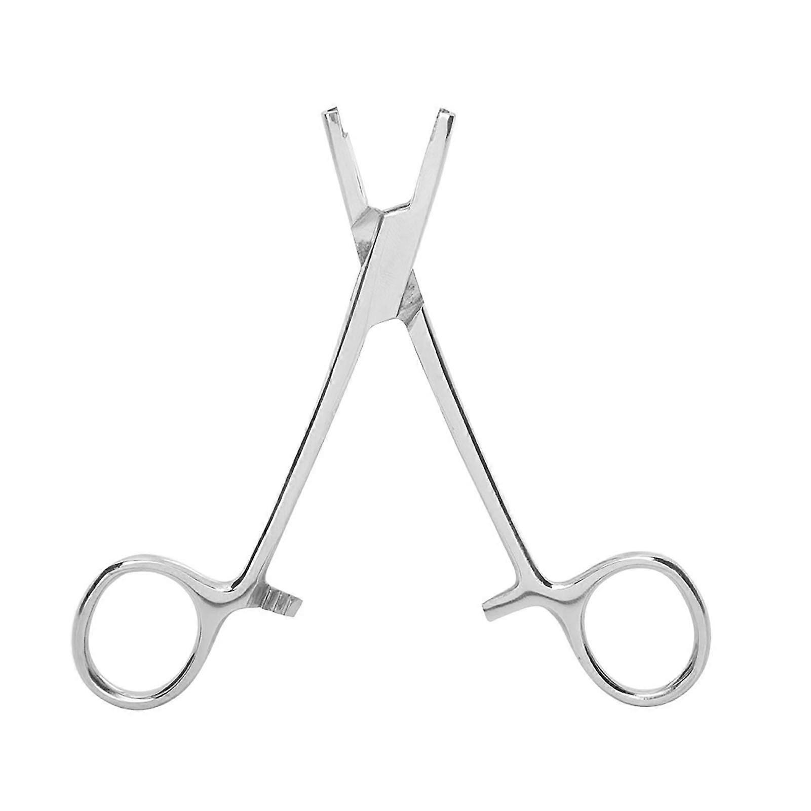 Stainless Steel Body Piercing Pliers Piercing Forceps for Belly Button Nose Ear5mm