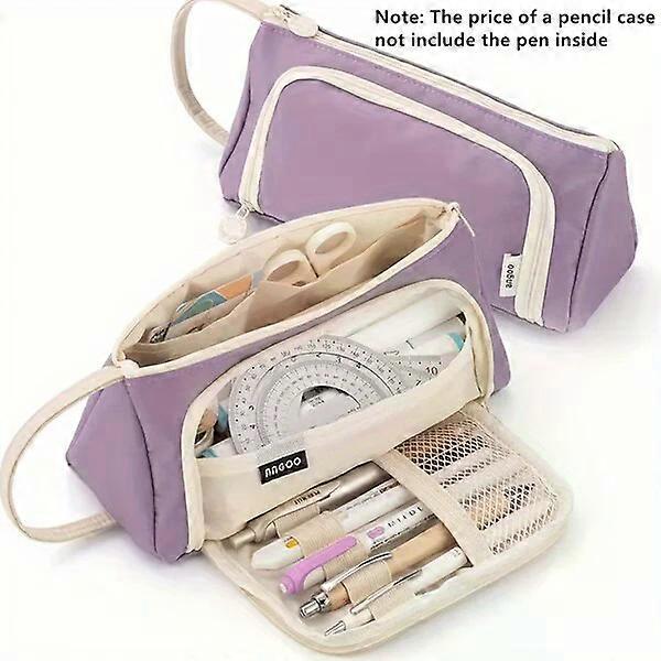 Triangular pencil case, spacious and practical, with wear-resistant and long-lasting materials