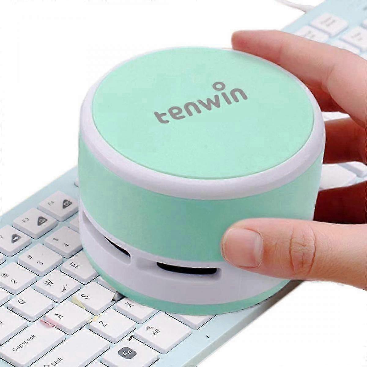 Desktop Vacuum Cleaner Computer Mini Table Keyboard Dust Sweeper Handheld Cordless Countertop Crumbs Collector Eraser Shaving Cleaner Car Kitchen
