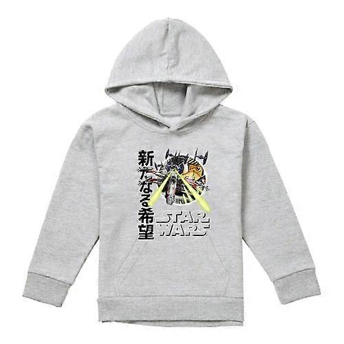 Star Wars Childrens/Kids Fighter Pilot Anakin Skywalker Manga Pullover Hoodie