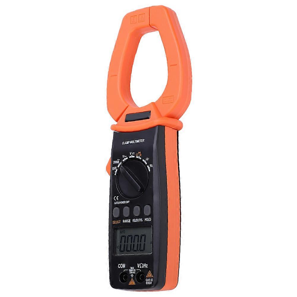 VC6052 Portable Digital Clamp Meter AC 2000A with LCD, 55mm Jaw