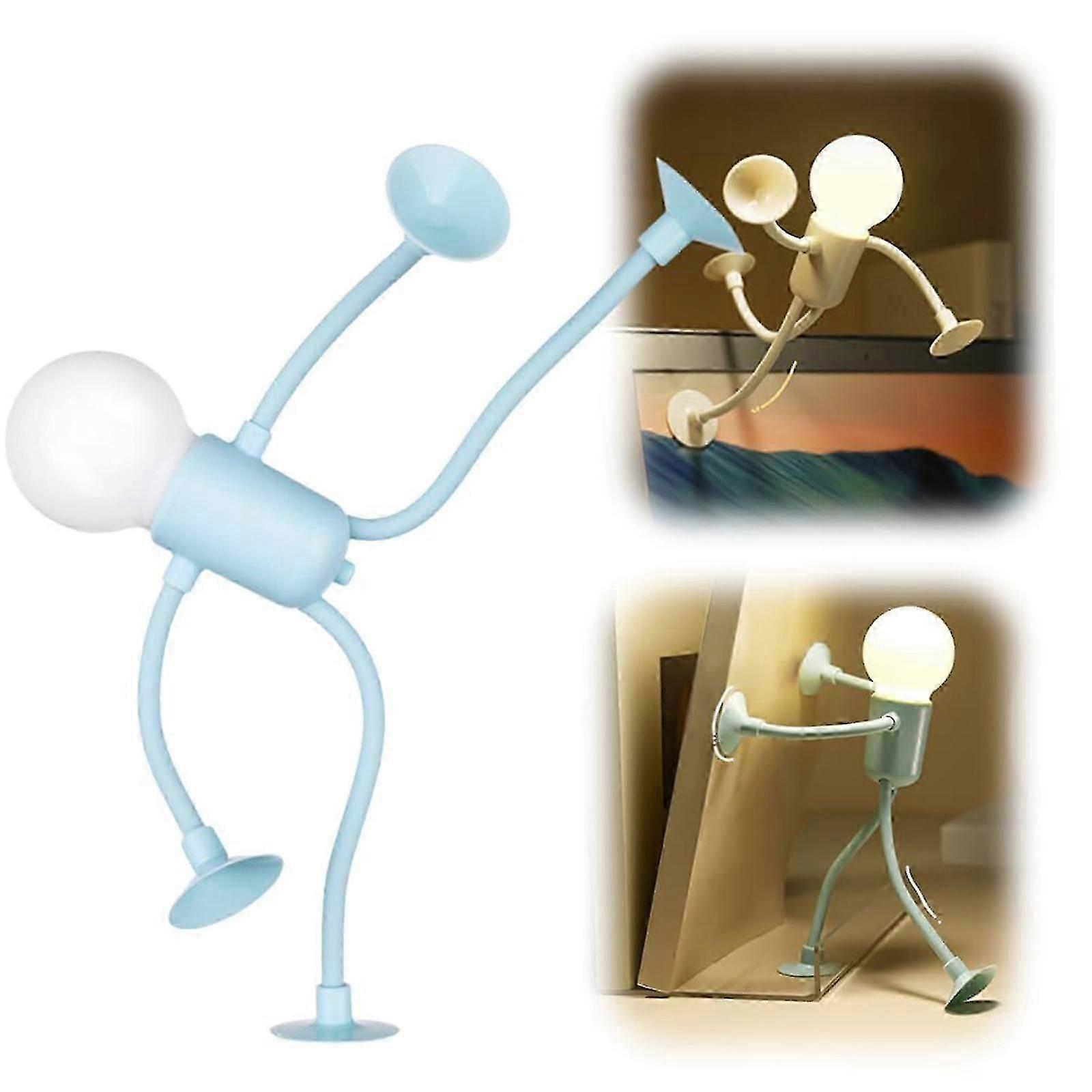 Changeable Shape Night Light DIY Funny Lightbulb Man