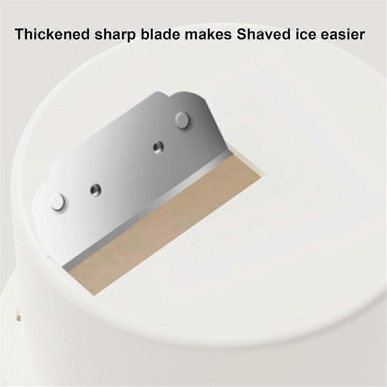 Ice Crusher Manual Rotary Hand Shaved for Cafe Bar Kitchen