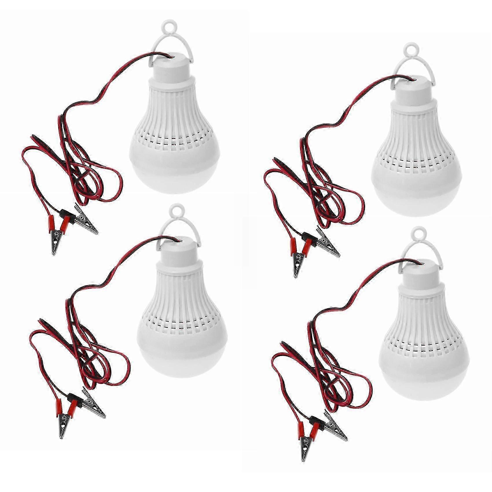 4x E27 12W LED-Notlichtbirne Camping Jagd Außenlampen Licht DC 12V Limit